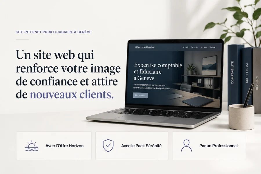 Site internet pour fiduciaire à Genève par Kalvin M. Baitan